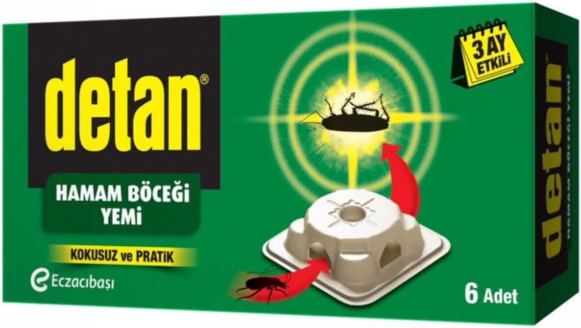 Detan Böcek Yemi 6 Adet