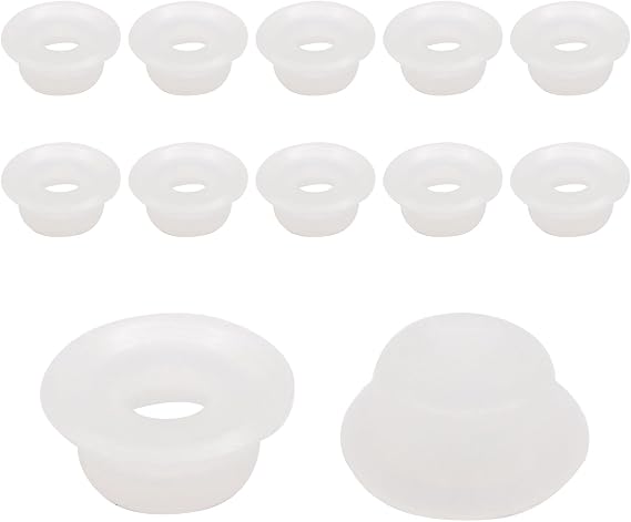 12 Pack Replacement Float Valve Gaskets, Universal Sealing Gaskets for Pressure Cookers - Float Sealing Caps Float Valve Caps