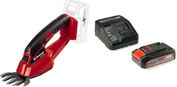 Einhell GC-CG 18/1 Li - Solo, Akülü Çit Budama ve Einhell 18V 2,5 Ah PXC Starter Kit (Başlangıç Seti)
