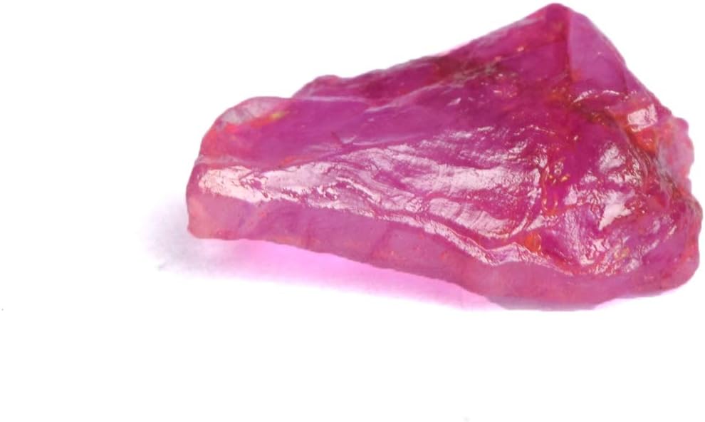 GEMHUB Gemstones Beads Natural Earth Mined Ruby 8.00 Carats. Rare Raw Red Ruby, Top Grade Rough Red Ruby Gemstone For Jewelry Making