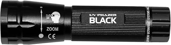 UView Phazer Black (AAA Batteries) True UV Light
