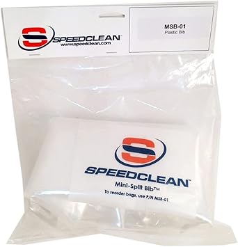SpeedClean Mini Split Bib Bag (MSB-01), Multicolored