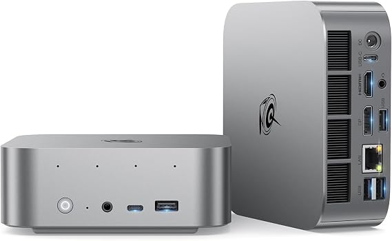 Beelink SER9 Pro Mini PC, AMD Ryzen AI 9 HX 370 (12C/24T up to 5.1GHz), 32GB LPDDR5X RAM 1TB M.2 PCIe4.0 SSD Mini Gaming Computer Windows 11 Pro, USB4.0/DP/HDMI/ 2.5G LAN/WiFi6 BT5.2