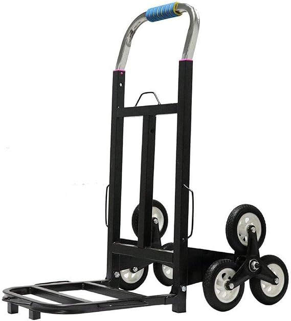 Stainless Steel Folding Fishing Barrows and Trolleys with Anti Puncture PVC Wheels and 100 kg Capacity Trolleys with Wheels for Wheelbarrow, Sack Truck and Trolley Wheels (Style #6) (Style #5)