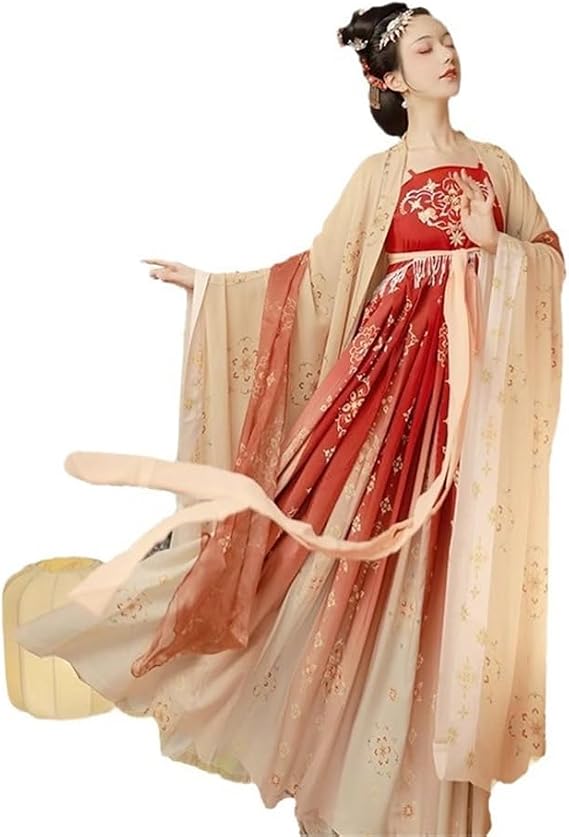 Women's Traditional Chinese Costume, Cosplay, Classic, Beautiful, Dress, Long, Long Sleeve, Traditional China, Imperial Court, School Festivals, Photography, Everyday Wear