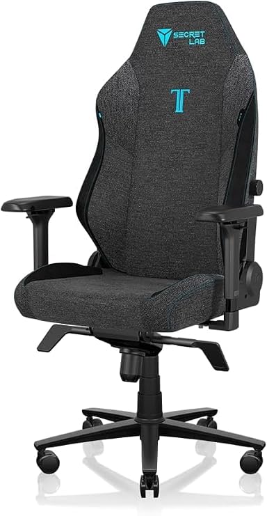 Secretlab TITAN Evo Charcoal Blue Gaming Chair R Size Fabric Secretlab Desk Chair Office Chair Game Ergonomic 4D Armrest Gaming Furniture Adjustable Lumbar Support Gaming Chair Computer Chair