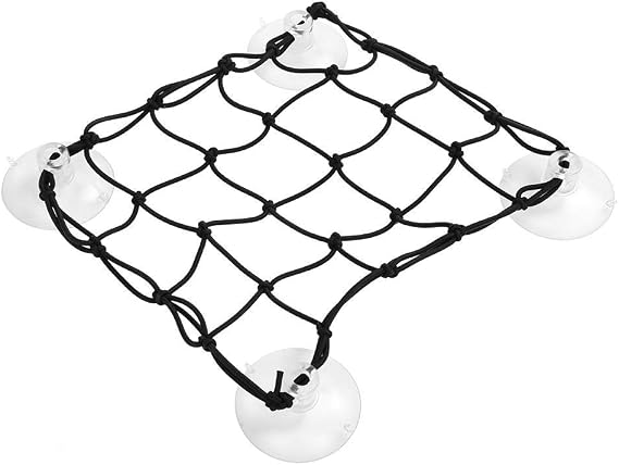 Nylon Rope Mesh Net Paddleboard Mesh Deck Storage Cargo Net Suction Cup Storage Net Paddleboard Deck Bag Vest