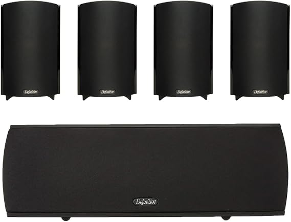 Definitive Technology ProCinema 800 5.0 Home Theater Speaker Package - 4 ProMonitor 800 Satellites + ProCenter 1000 Center Channel