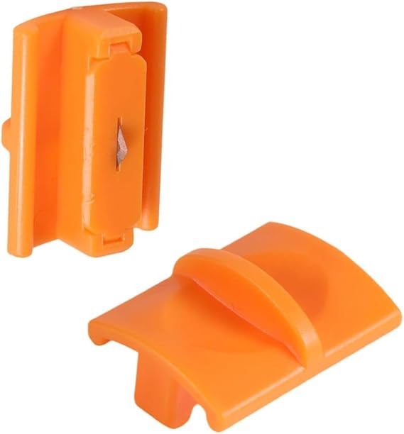 157400-1001 Paper Cutter Replacement Blades for Fiskars Paper Trimmer, Portable Trimmer Cutting Replacement Blades TripleTrack Trimmer Blades for Cutting and Scoring (2/Pack)