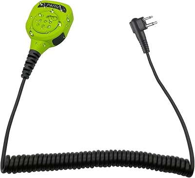 IP65 Waterproof Shoulder Mic with 3.5mm Audio Jack for Motorola Mag One BPR40 CLS1110 CLS1410 CP185 CP200 CP200D DLR1020 DLR1060 DTR650 DTR700 RDM2070D RDU4100 Radios