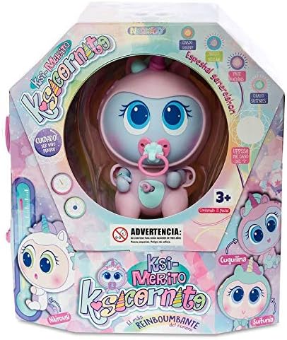 Neonate Distroller Baby Doll Unicorn Ksimerito Cuquilina Ksicornito Rosa Pink by Distroller Limited Especial Instructions in Spanish