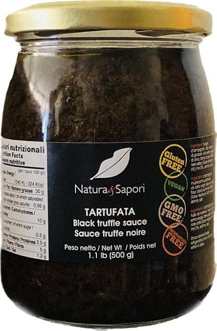 Black Truffle Sauce, Tartufata, 500g, 1.1 lb