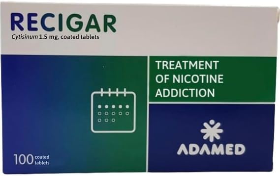 Stop Smoking Recigar 100 Tablets Cytisine