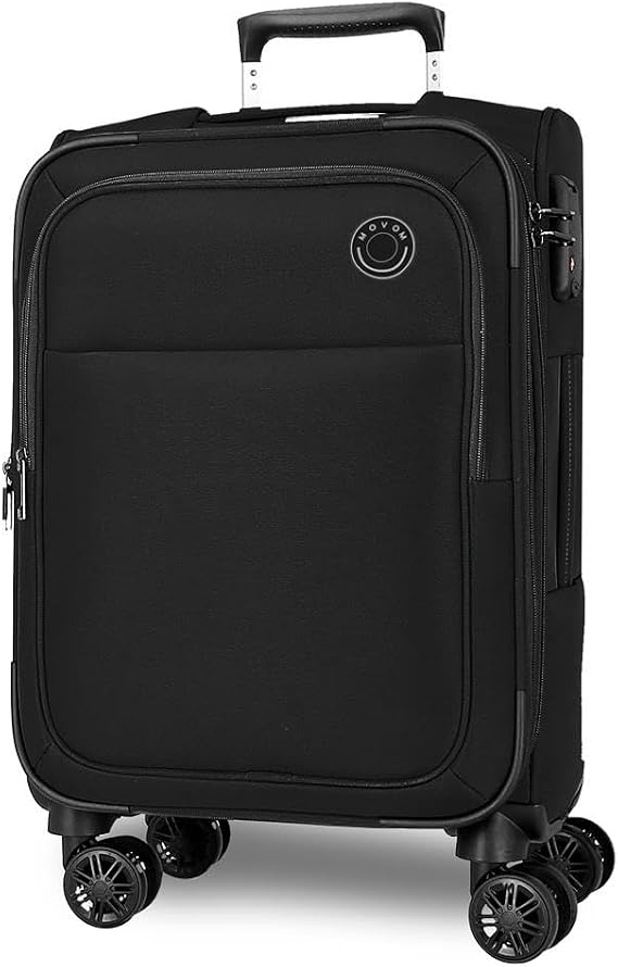 MOVOM Atlanta Cabin Suitcase, One Size, Black/White, One Size, Cabin Suitcase