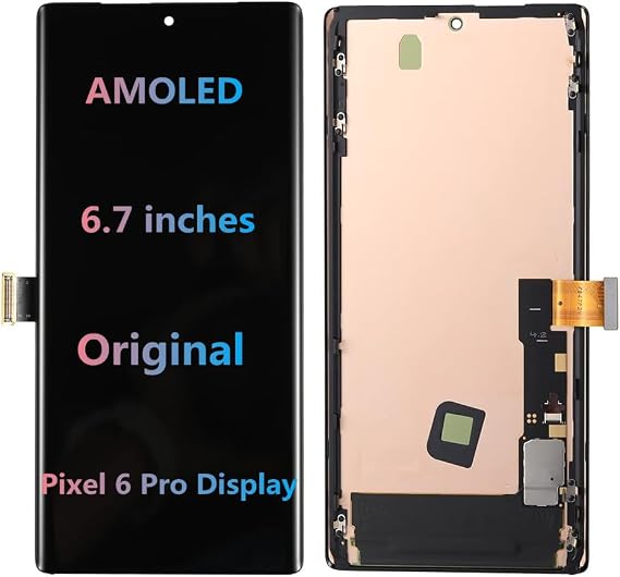 6.7" Original AMOLED for Google Pixel 6 Pro Display Touch Screen Digitizer Pixel 6 pro G8VOU GLUOG LCD Screen Replacement