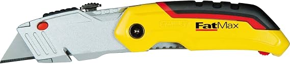 STANLEY FATMAX Folding Retractable Blade Utility Knife with 3 Blades, 0-10-825