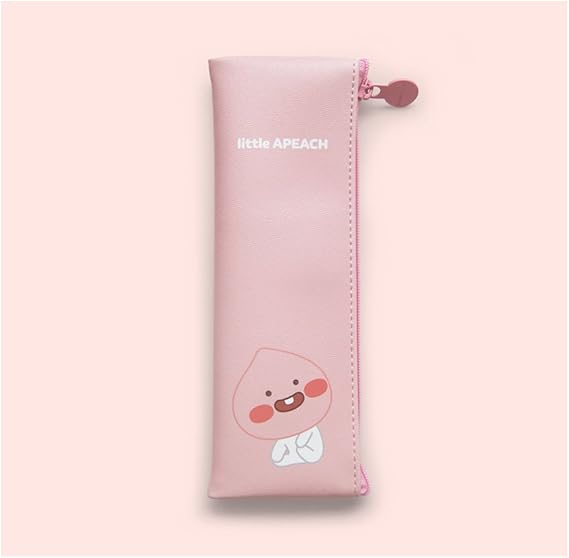 KAKAO FRIENDS Kakao Talk Flat Pencil Case Multi-purpose Pouch (Little Apeach)