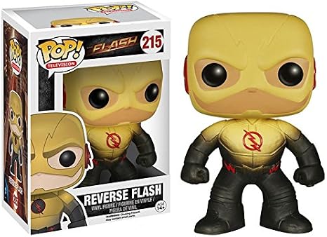 Funko Flash TV + Protector: DC Comics Pop! Television Vinyl Figure (Bundled with ToyBop Box Protector Collector Case) (Reverse Flash)