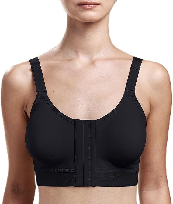 MARENA Medium Coverage Bra Post-Surgical Compression Garment with Full Adjustability