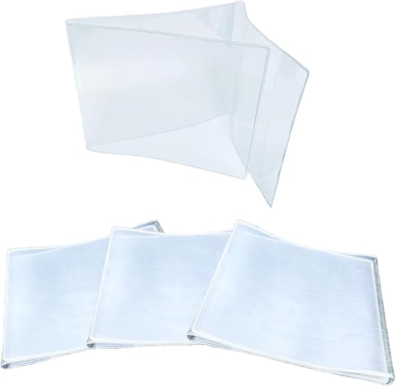 Mahjong Card SleeveHolder &Cover, Mahjong Accessories,Fit NMJL Large Print Size Card (6 1/8" x4 3/4") -4Pack