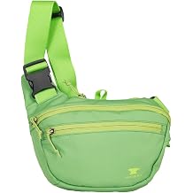 Mountainsmith Knockabout Lumbar Waist and Fanny Pack Hybrid Crossbody Shoulder Multi-Sport Sling Bag with Pockets and Headphone Port, Meadow Green