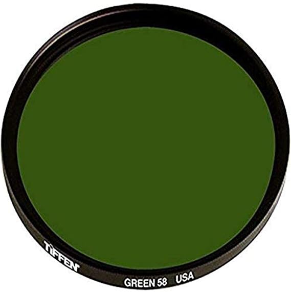 Tiffen 40558 40.5mm Green 58 Camera Lens Filter