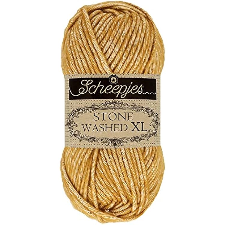 Scheepjes Stone Washed XL Yarn 50 g - 849 Yellow Jasper
