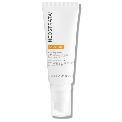 NEOSTRATA Skin Brightener Face Sunscreen Broad Spectrum SPF 35 with NeoGlucosamine, Vitamin E and Grape Extract Non-Comedogenic, 1.4 fl. oz.