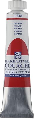 Royal Talens The Amazing Gouache Opaque Watercolor 20ml Carmine TU x Quantity of 1