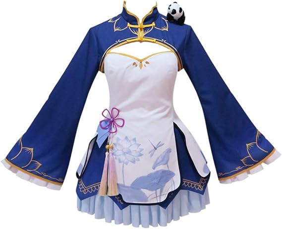 Anime Re Zero Starting Life in Another World Cosplay Costumes Rem Ram Blue Dresses Halloween Party