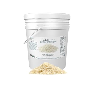 Mountain High Organics Certified White Long Grain Rice 6 Gallon40 LB Bucket