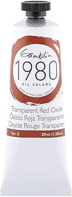 Gamblin 1980 Oil Trans Red Oxide 37Ml