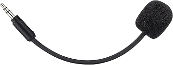 UNCLE LIGHT Replacement Game Mic for Logitech G233 / G433 Headset on PS4 PS5 Xbox One PC, 3.5mm Detachable Boom Microphone