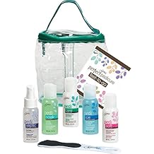 Gena Feet-To-Go At Home Pedicure Kit Foot Spa Pedi Kit, Travel Set with Pedi Soak, Callus Softener, Gel, Spray & Scrub Tool