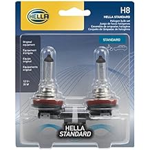 HELLA H8TB Standard Halogen Bulbs, 12 V, 35W