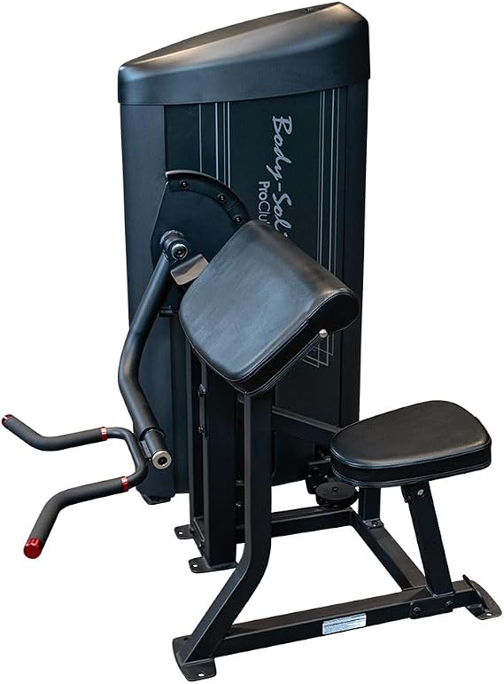 Body-Solid (S2ACX-2) Pro Clubline Bicep Preacher Curl Machine for Home and Commercial Gym with Multi Grip Revolving Handle Bar, Strength Training Equipment for Upper Body with 235lb Weights Stack