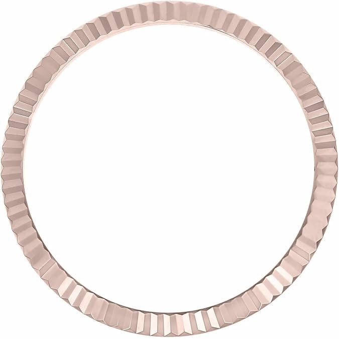 Ewatchparts EVEROSE FLUTED BEZEL COMPATIBLE WITH ROLEX PRESIDENT DAY-DATE 118135, 118205, 118235, 118395