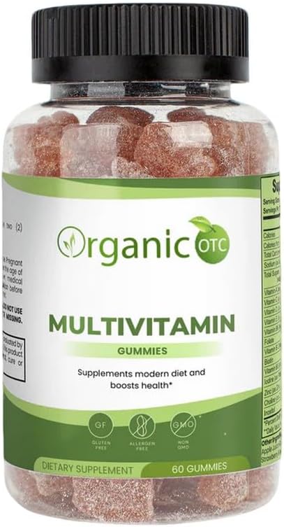 Generic Multivitamin Bear Gummies for Adults - Comprehensive Daily Nutritional Support, Delicious Flavor, Convenient and Enjoyable Supplement, 60 Gummies
