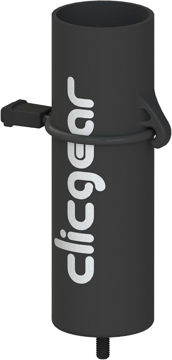 Clicgear Umbrella Holder Accessory Compatible, Rovic & Sun Mountain Golf Push Carts for Hands-Free Sun & Rain Protection