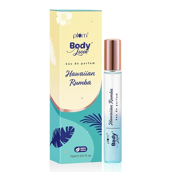 Plum Women's Body Lovin' Hawaiian Rumba Eau De Parfum Long Lasting Scent Mini Perfume, 15ml