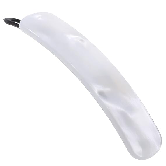 Camila Paris CP3361 French Hair Barrette Clip for Girls, Handmade, White, Metal-Free Closure Strong Hold Grip Hair Clips for Women, No Slip and Durable Styling Girls Hair Accessories, Made in France
