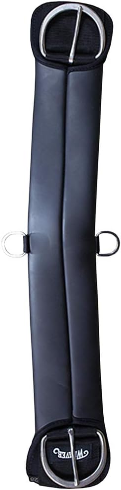 Weaver Leather Neoprene Sleeve Straight Cinch, 32", Black