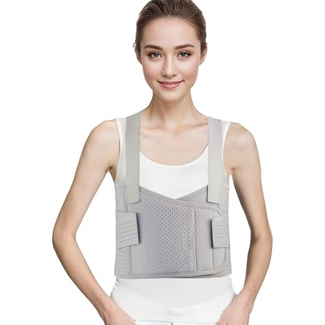 Rib Brace for Women & Men,Chest Support for Rib Fractures,L/XL