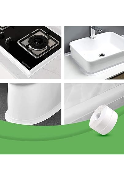 Sızdırmazlık Bandı Lavabo Bantı Banyo Mutfak Lavabo Küvet Duş Teknesi Su Geçirmez Kenar Bant 320 cm x 37 mm