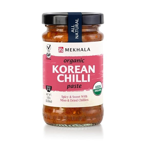 Mekhala Organic Korean Chili Cooking Paste, HOT, 3.53oz