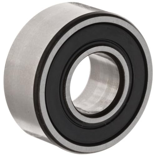 FAG Bearings 2208-2RS-TV Double Row Self-Aligning Bearing, Double Sealed, PolyamideNylon Cage, Normal Clearance, Metric, 40mm ID, 80mm OD, 23mm Width, 6300rpm