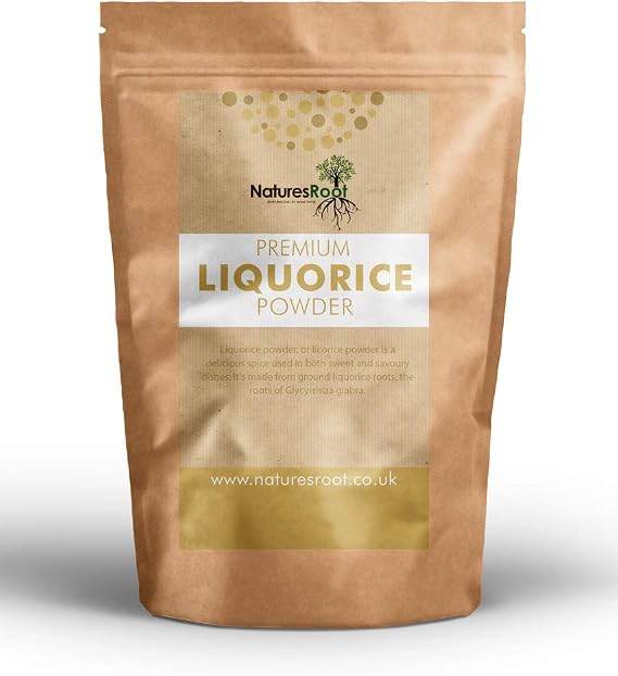 Nature’s Root Premium Liquorice Root Powder 250g - Liquorice Root Powder | Ayurvedic Adaptogenic Herb | Skin Lightening | Face Mask