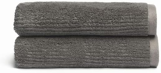 Cozy Earth Ribbed Hand Towel Set, Soft and Absorbent Hand Towels