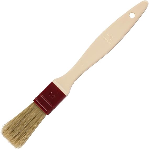 Matfer Bourgeat Natural Pastry Brush, Flat, 1"