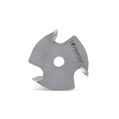 Amana Tool 53210 3-Wing Slotting Cutter 1-7/8-Inch Diameter x 5/16-Inch Bore 3-Wing Carbide Tipped Router Bit